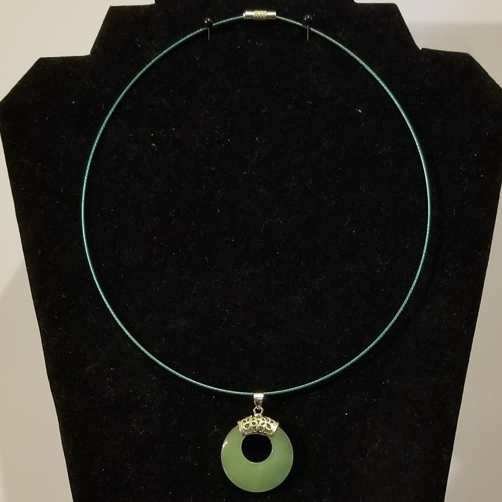 Gemstone Go-Go Memory Wire Necklace
